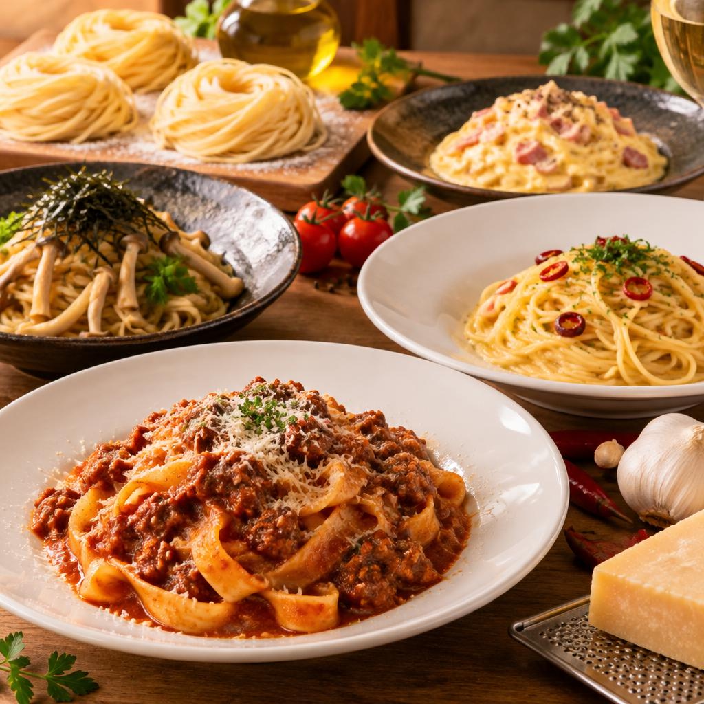パスタは20種類以上!「次はどれ?」も楽しい夜